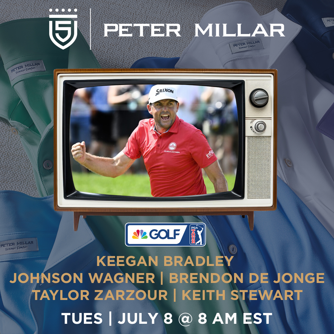 5 Clubs (@5clubsgolf) on Twitter photo We've got a loaded show Tuesday AM starting with the <a href="/RyderCupUSA/">Ryder Cup USA</a> captain <a href="/Keegan_Bradley/">Keegan Bradley</a> as well as <a href="/johnson_wagner/">Johnson Wagner</a> <a href="/BrendonDeJonge/">Brendon de Jonge</a> <a href="/TitansTZ/">Taylor Zarzour</a> and Keith Stewart from <a href="/readtheline_/">Read The Line</a> - tune in with <a href="/Garywilliams1Up/">Gary Williams</a> at 8 AM EST.
Proud partner: <a href="/petermillar/">Peter Millar</a> We've got a loaded show Tuesday AM starting with the <a href="/RyderCupUSA/">Ryder Cup USA</a> captain <a href="/Keegan_Bradley/">Keegan Bradley</a> as well as <a href="/johnson_wagner/">Johnson Wagner</a> <a href="/BrendonDeJonge/">Brendon de Jonge</a> <a href="/TitansTZ/">Taylor Zarzour</a> and Keith Stewart from <a href="/readtheline_/">Read The Line</a> - tune in with <a href="/Garywilliams1Up/">Gary Williams</a> at 8 AM EST.
Proud partner: <a href="/petermillar/">Peter Millar</a>