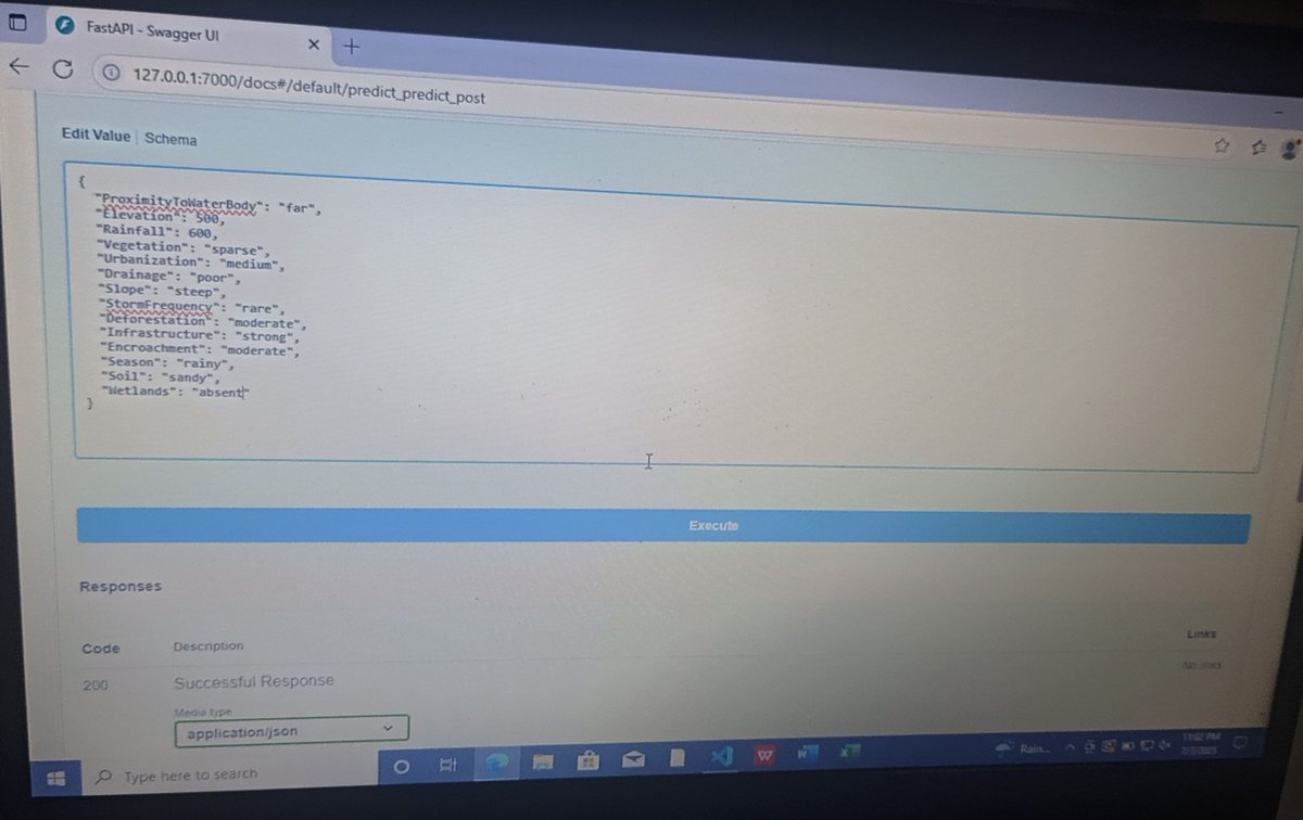 OpeyemiBolatit1's tweet image. Still testing my API using Swagger UI. It now collects inputs and executes,but ran into an internal server error. Another bug to conquer. 🙂
#buildingfortomorrow 
#buildinpublic