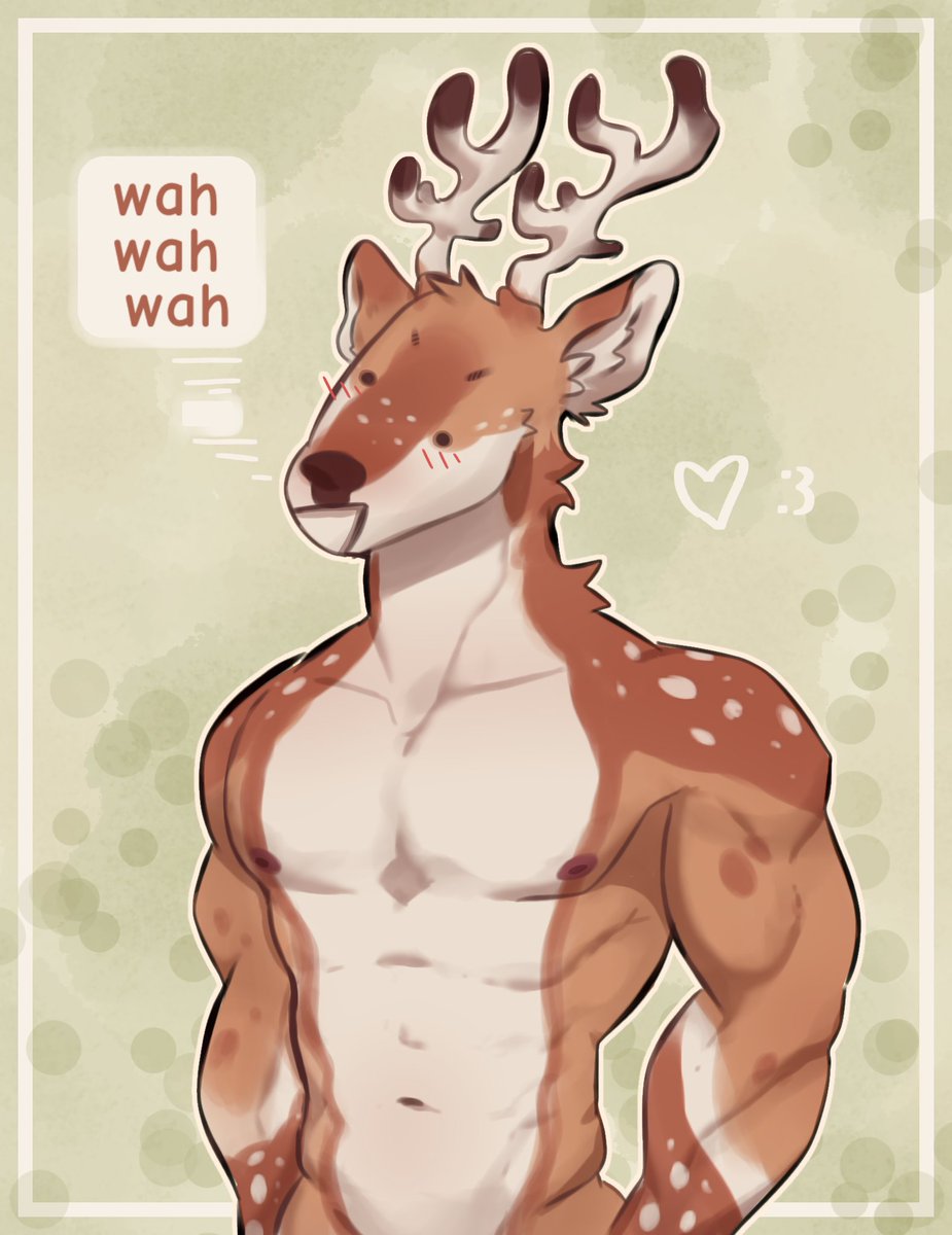 Drawing deer is something...