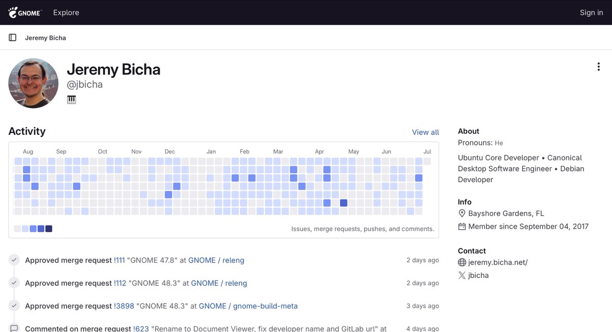 As I look into the people defacing the XLibre wiki page (calling it a “Nazi” project and a “Nazi bar”), I am struck by the kind of people they are.

One is a Canonical employee (long time Ubuntu &amp; GNOME developer) named Jeremy Bicha.

Jeremy Bicha is a registered sex offender.