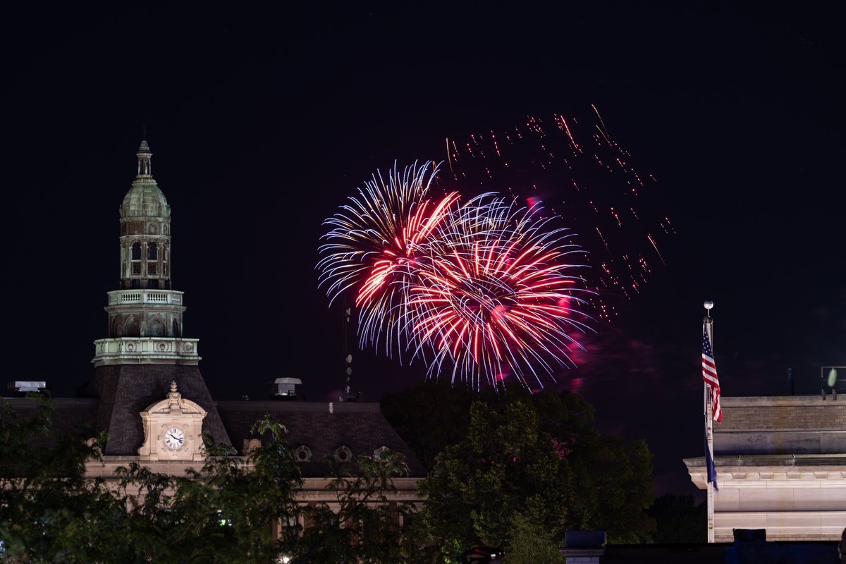 Fireworks from Grand Island, Nebraska