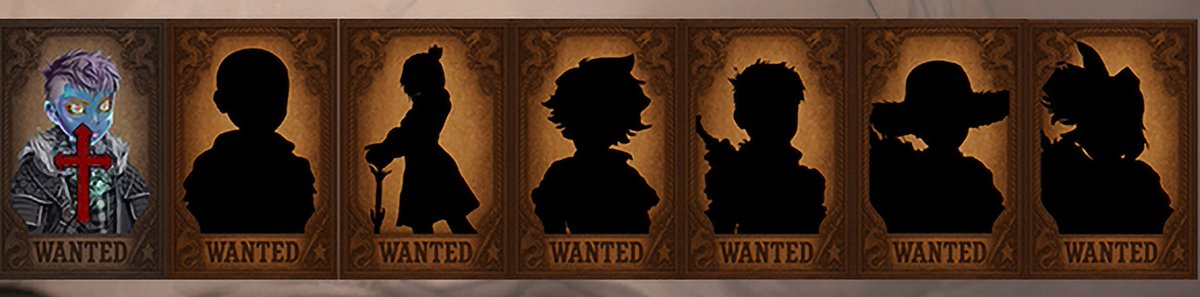 DaoryAurory's tweet image. Can you guess who’s next?🕵️♂️
Six shadows remain, each hiding their secrets⚔️🎩
Who will have their WANTED poster revealed next?🤔🔍
THE HUNT CONTINUES TOMORROW! 📜🔥
The target will be huntable at 9PM UTC🎯
Happy hunting, Seekers!🏹