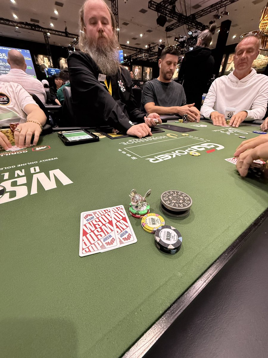 Day 2 <a href="/WSOP/">WSOP - World Series of Poker</a> $10,000 main event!

updates to come…
