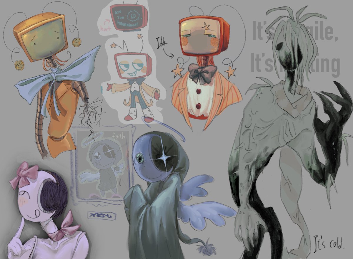 DAXOdaxoDAXO's tweet image. Somehow got back that energy to draw more 
#dandysworldfanart