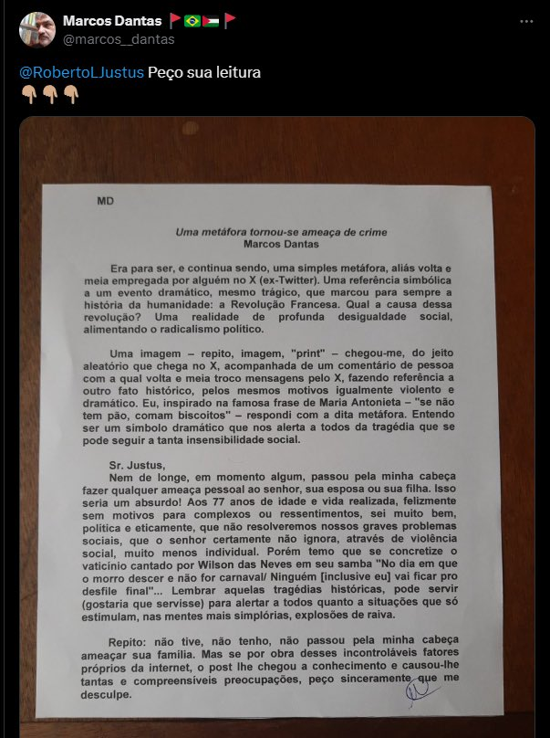 WSG89's tweet image. O cara chama de metáfora sugerir que uma criança vá pra guilhotina. Um completo doente.