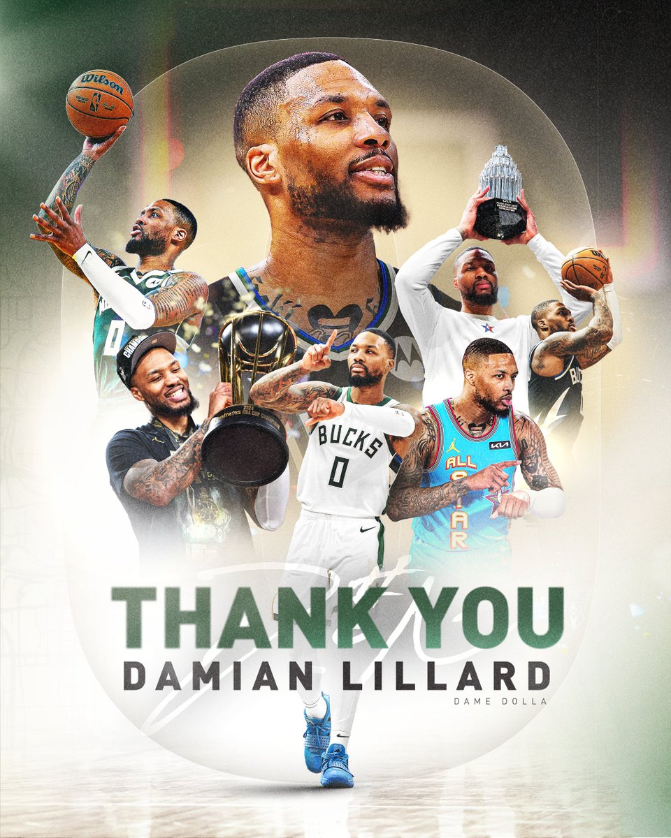 A leader as resilient and clutch as they come. You gave your all for this team and this city.

Thank you, Dame.