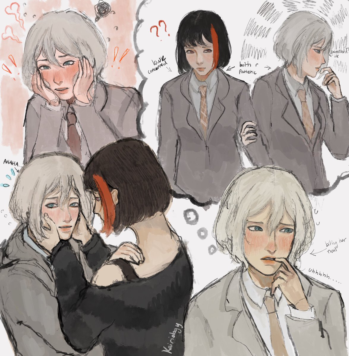 pushing the flustered moca agenda 
(ofc with even more mocaran doodles🤑)