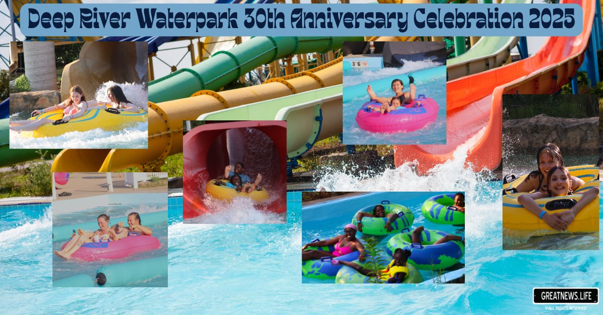 It was the ultimate anniversary celebration at @deepriverwaterpark! For 30 years, the park has brought joy and 'simply splashtastic' fun to the community! 🌊🛝 Read more here: nwi.life/article/deep-r…