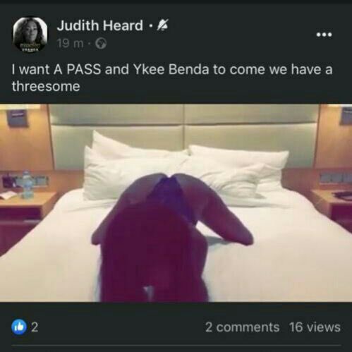 Prime Judith Heard was something else. 
She wanted to ref a match btn Arsenal and a Manchester United. Apass yawona