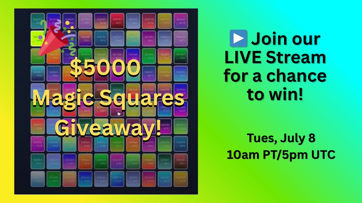 Xibit (@xibit_app) on Twitter photo ๐$5000 Magic Squares Giveaway w/ <a href="/techbubble/">Nik Kalyani (๐จ๐ด๐)</a>
โถ๏ธLIVE โ Tues, Jul 8, 10am PT / 5pm UTC
๐บ๐Be there to win POD credit - even for your own art!
๐Winners:
๐Set Filter to License = Print and start shopping
๐ผโ๏ธ๐Artists:
โ
Enable POD in Studio now - be ready to sell!
๐งต๐ ๐$5000 Magic Squares Giveaway w/ <a href="/techbubble/">Nik Kalyani (๐จ๐ด๐)</a>
โถ๏ธLIVE โ Tues, Jul 8, 10am PT / 5pm UTC
๐บ๐Be there to win POD credit - even for your own art!
๐Winners:
๐Set Filter to License = Print and start shopping
๐ผโ๏ธ๐Artists:
โ
Enable POD in Studio now - be ready to sell!
๐งต๐
