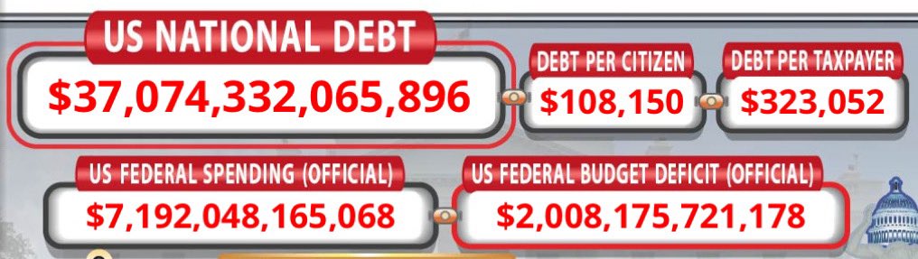 doge_eth_gov's tweet photo. A grim reality.

While politicians distract with Epstein files &amp; immigration, your money burns. Every child born today starts $108k in debt, facing future inflation. Until fixed, each newborn is poorer than any before.

Let that sink in. https://t.co/gq8k8kFoQI