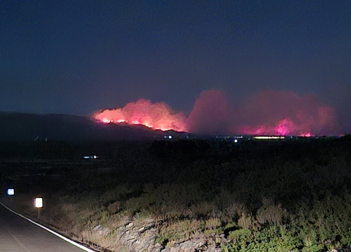 Vista des de la Serra de Godall - Ulldecona⚠️🔥 tremendo... #IFPaüls
