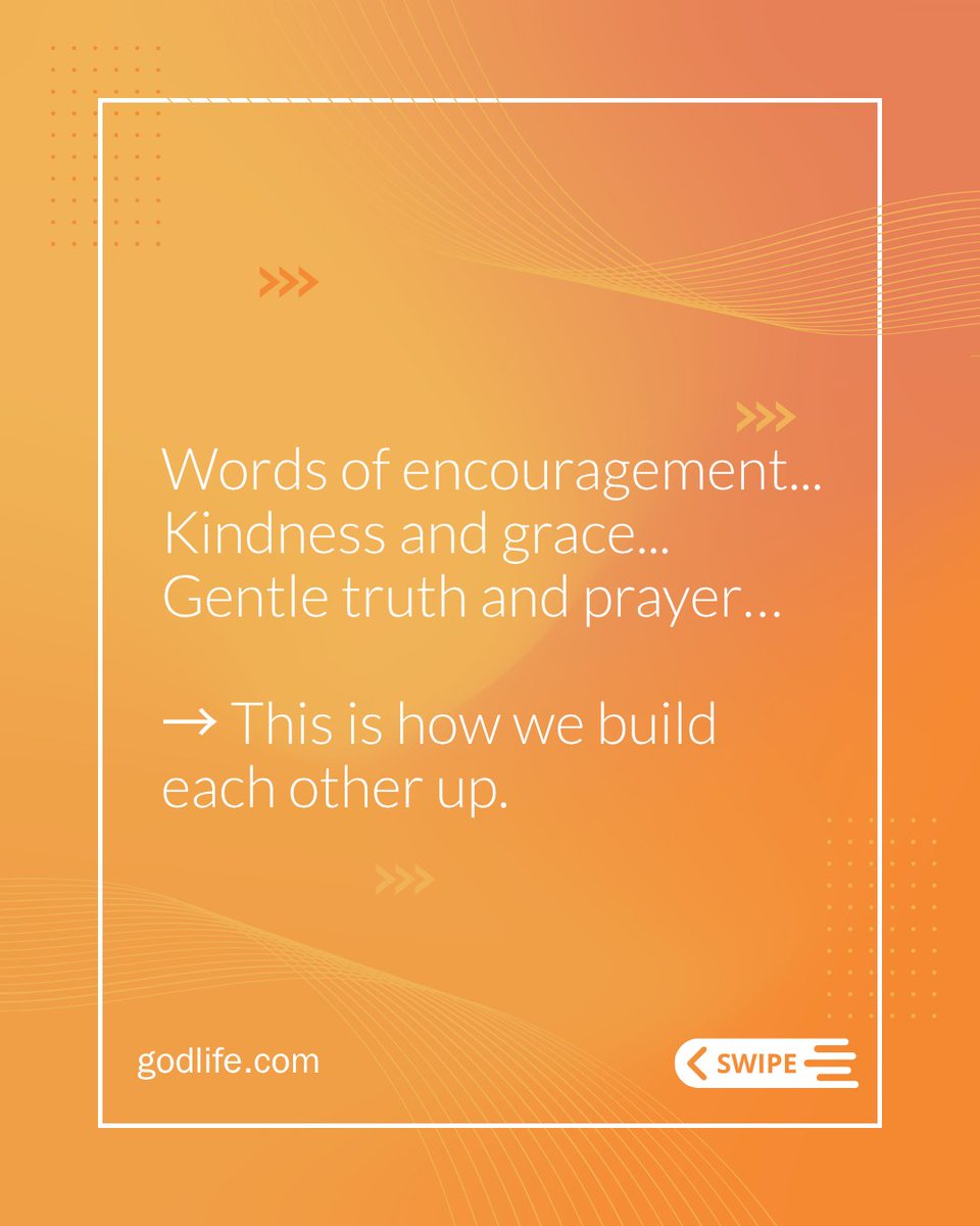 GodLifeTweets's tweet image. Send us a DM. We want to encourage you and pray with you. 
Tag a brother or sister in Christ who has built you up lately.

#OneAnother #BodyOfChrist #SpiritualGrowth #GodLifeTogether