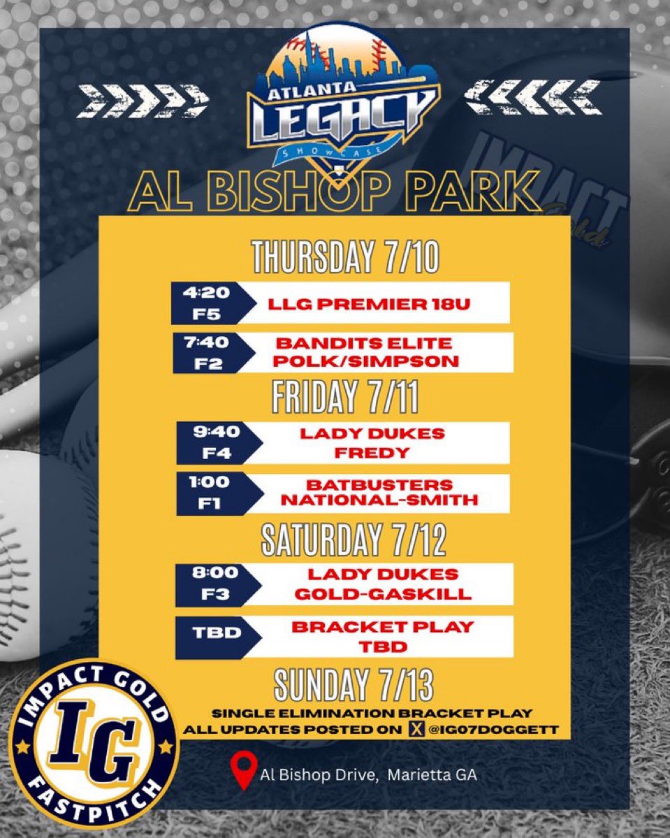 Can’t wait to be back on the field this weekend with <a href="/ig07doggett/">Impact Gold 18U GA</a> !
