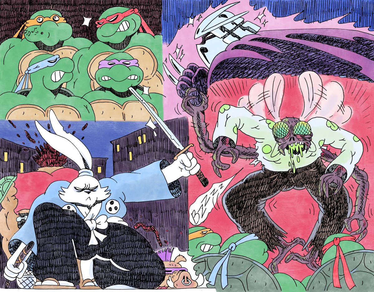 TMNT and Usagi Yojimbo