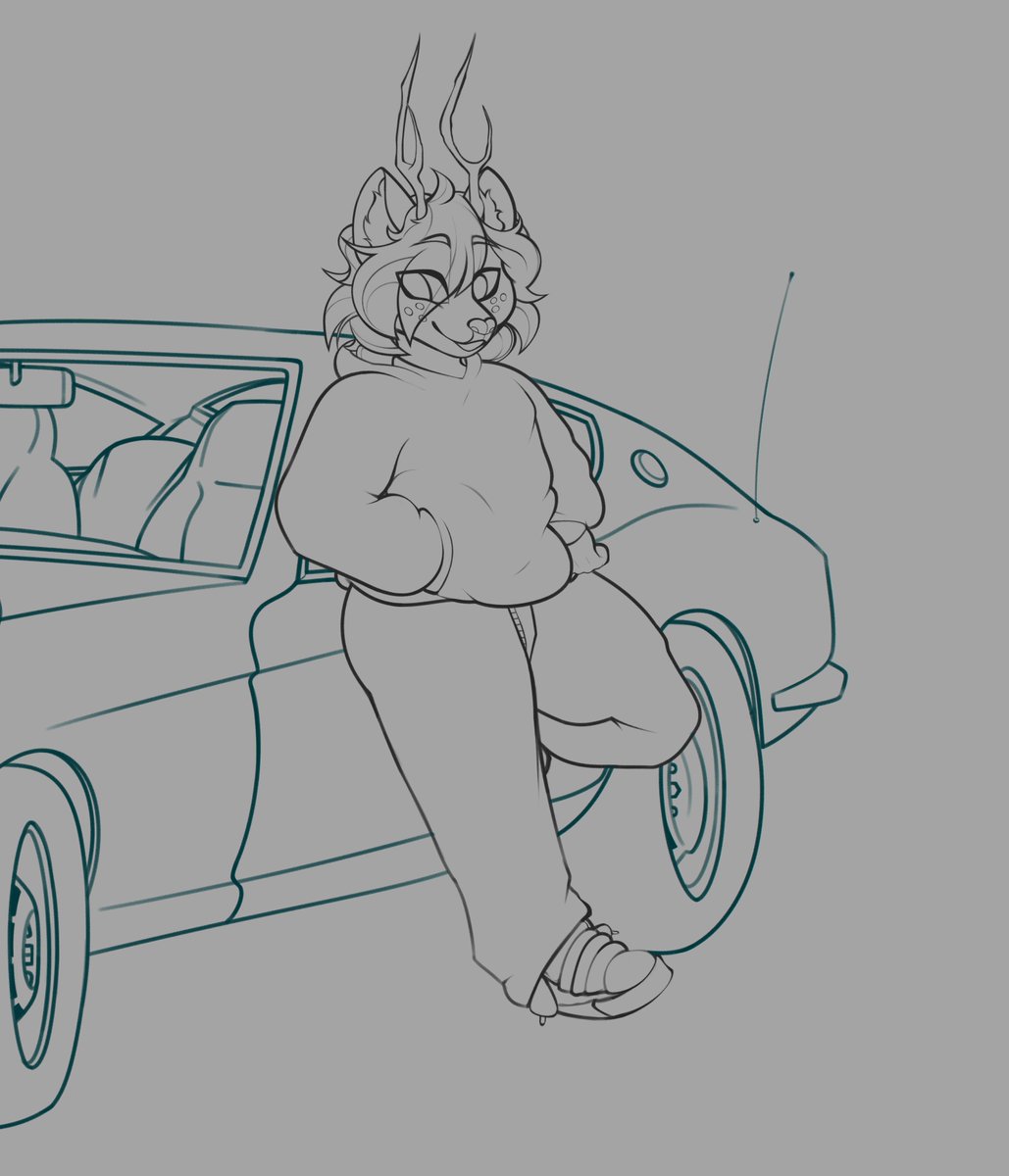 Ebboskating's tweet photo. car commission WIP! https://t.co/3PRsdSboUh