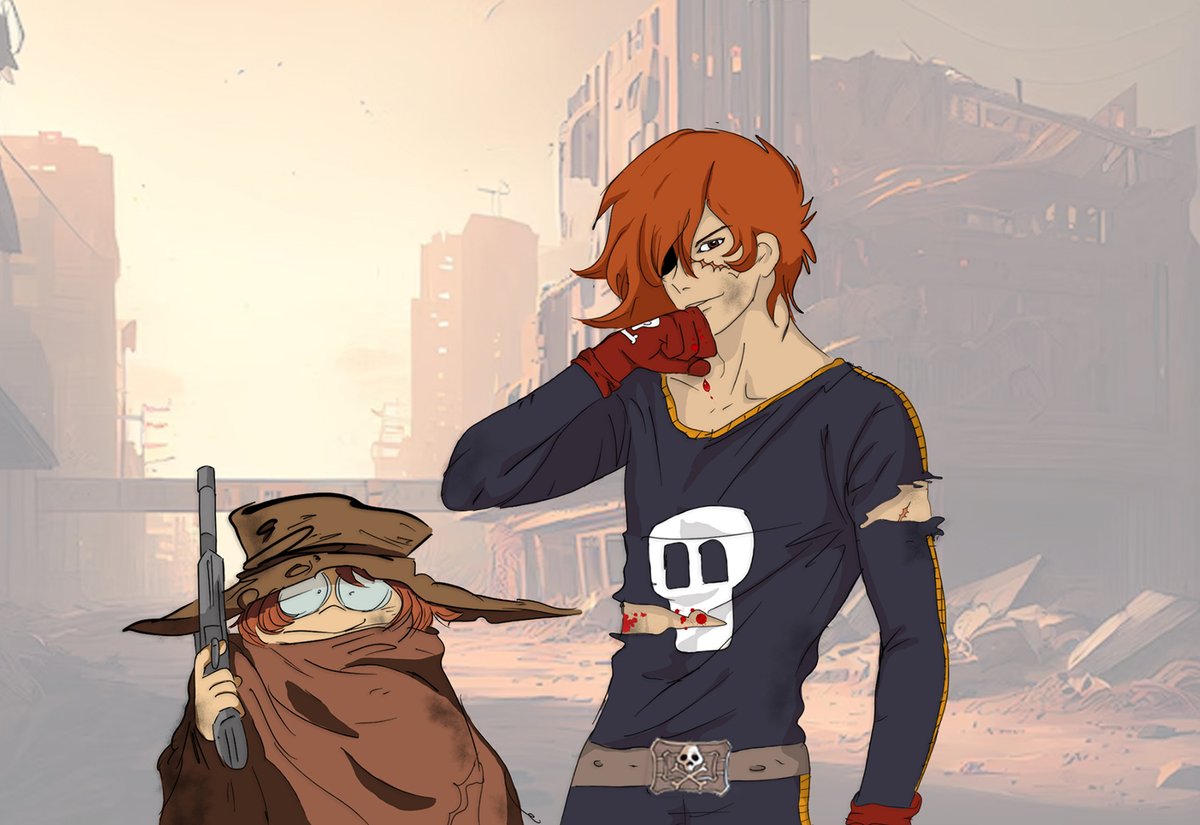 MelancholiaSSX's tweet photo. My ride or die friend  

#toshiro #Harlock  #Leijiverse https://t.co/m59cWmeIXM