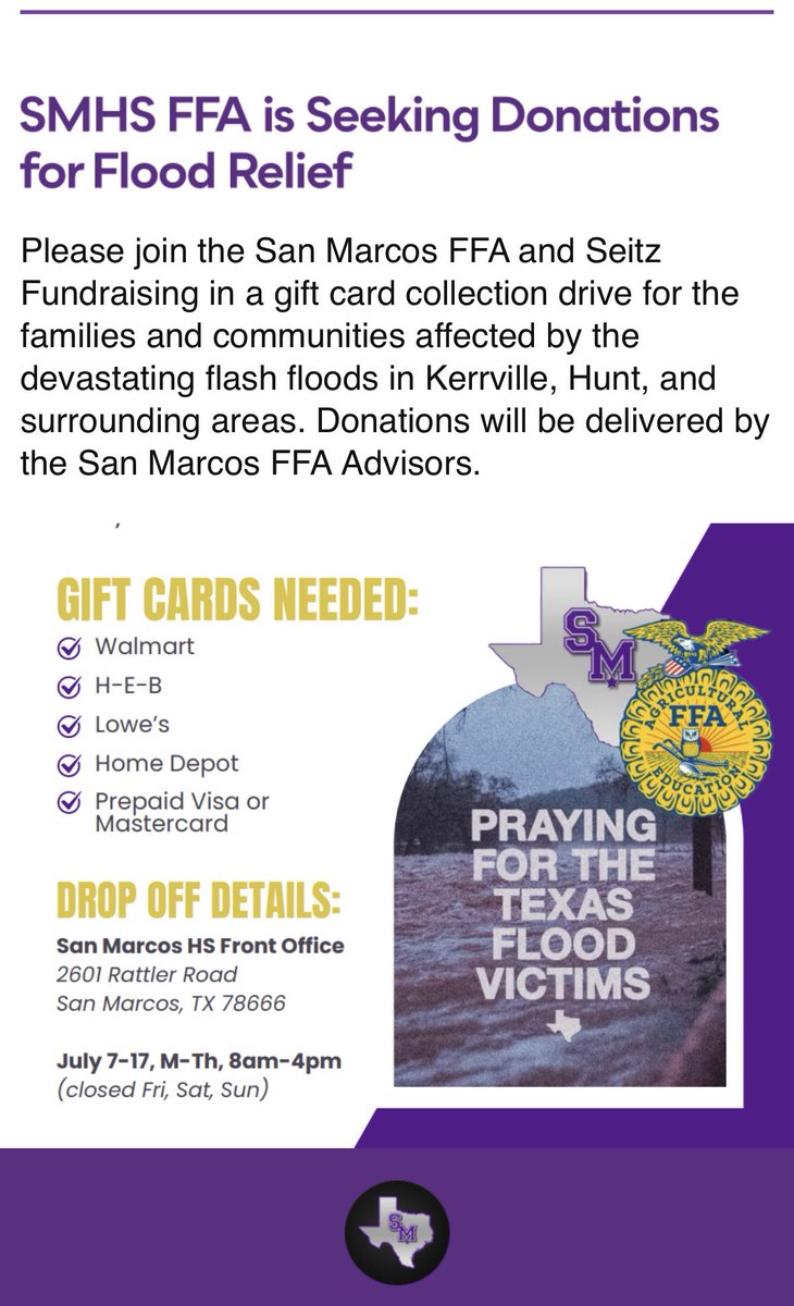 The heartbreak continuing to unfold in Texas is beyond words. Here’s one way to help. 💜