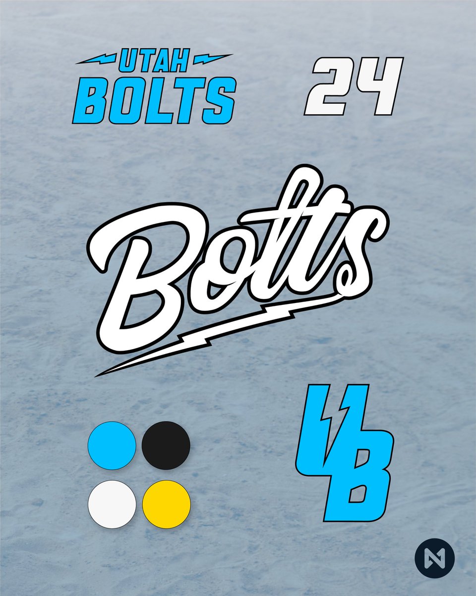 ⚡️Utah Bolts⚡️ 
Concept uniforms for the potential MLB team in Utah. This is named after the Bonneville Salt Flats where landspeed racers move as fast as lightning bolts. 

#mlb #bigleagueutah #baseball #baseballconcept