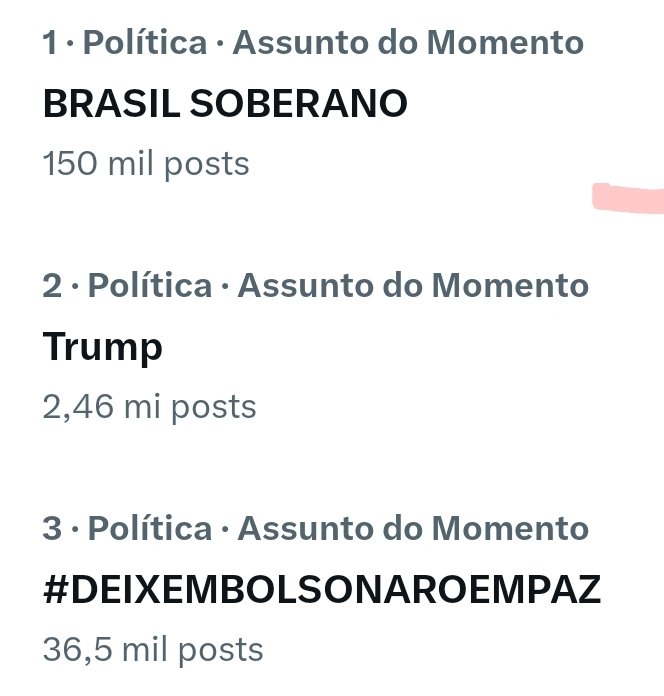 URGENTE!!! Estamos dando uma SURRA na extrema-direita e BRASIL SOBERANO chegou a 1º nos TTs!!

Eles ligaram os robôs a todo o vapor e MESMO ASSIM ESTAMOS VENCENDO!!

BRASIL SOBERANO!!! Lula e o Brasil podem contar com seu comentário e seu RT?

Comente e peça a seus seguidores!!