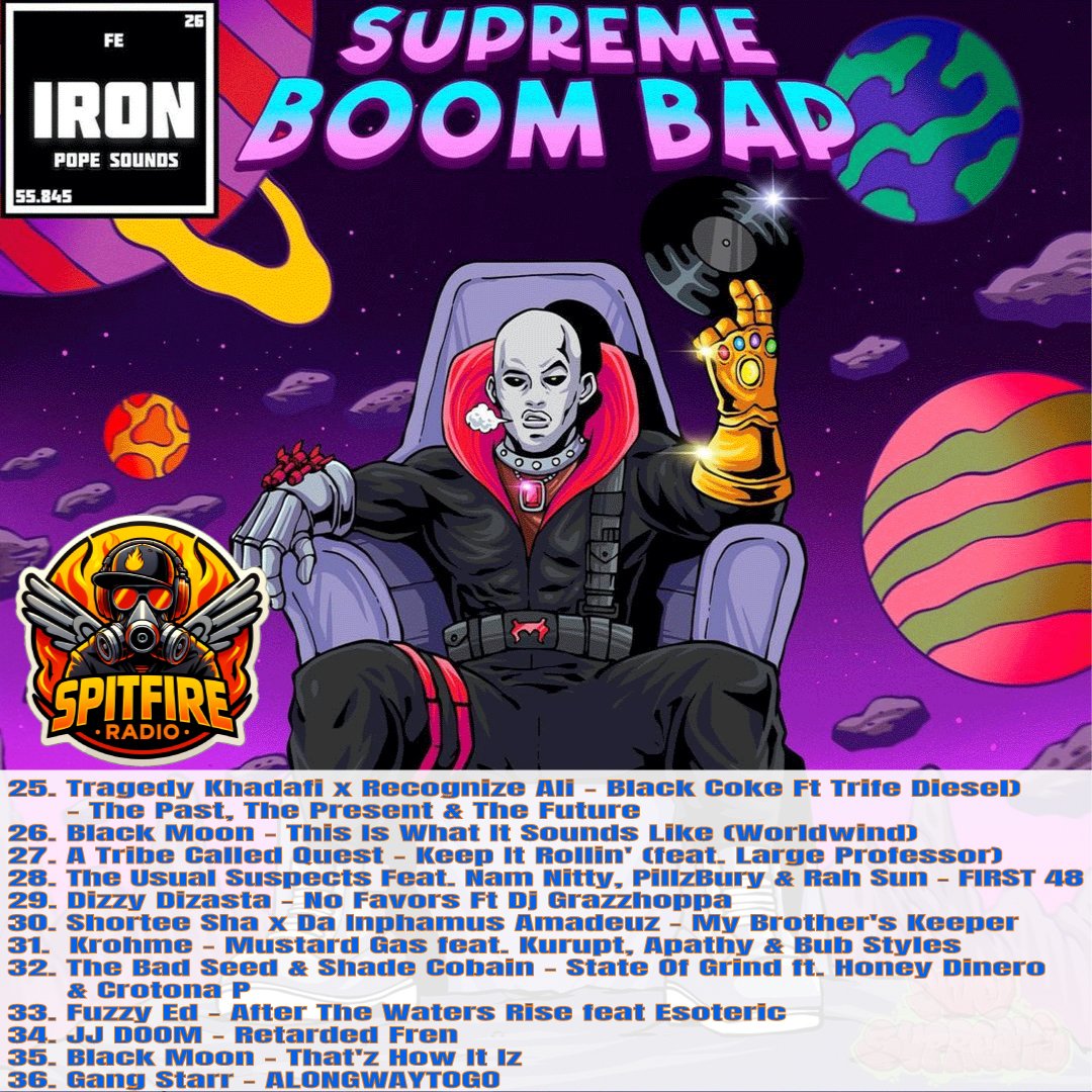 SpitFireRadio_'s tweet image. Tonight at 6PM Central
Listen at 👉🏾 myksfr.com
🚨🚨Don't miss it tonight... Jive Supreme Boom Bap mix show with @djjivesupreme at 6:00 p.m. Central Time, broadcasting straight from Worcester, Massachusetts!
. 🚨🚨