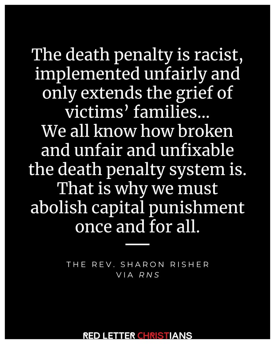 RedLetterXians's tweet image. &quot;Dylann Roof Killed My Mom and Cousins. But I Still Oppose the Death Penalty,&quot; by Sharon Risher is on our blog now: redletterchristians.org/2025/07/07/dyl…