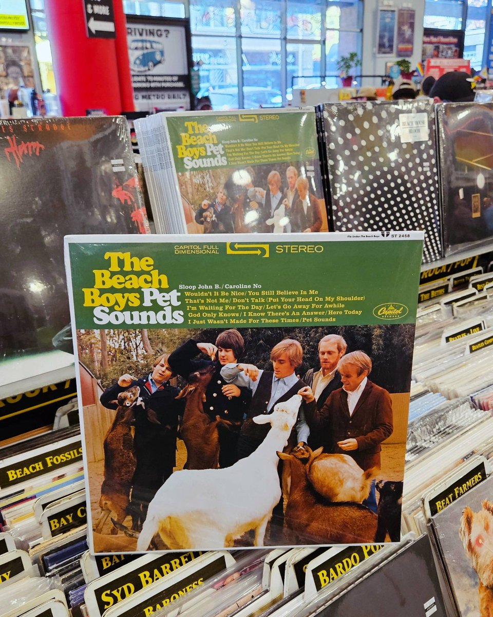 Amoeba Music (@amoebamusic) on Twitter photo Essential listening. 🎧
<a href="/TheBeachBoys/">The Beach Boys</a>' experimental pop masterpiece "Pet Sounds" is back in stock on 180-gram vinyl! Features the remastered stereo mix.
Get the LP here: bit.ly/404rdXf Essential listening. 🎧
<a href="/TheBeachBoys/">The Beach Boys</a>' experimental pop masterpiece "Pet Sounds" is back in stock on 180-gram vinyl! Features the remastered stereo mix.
Get the LP here: bit.ly/404rdXf