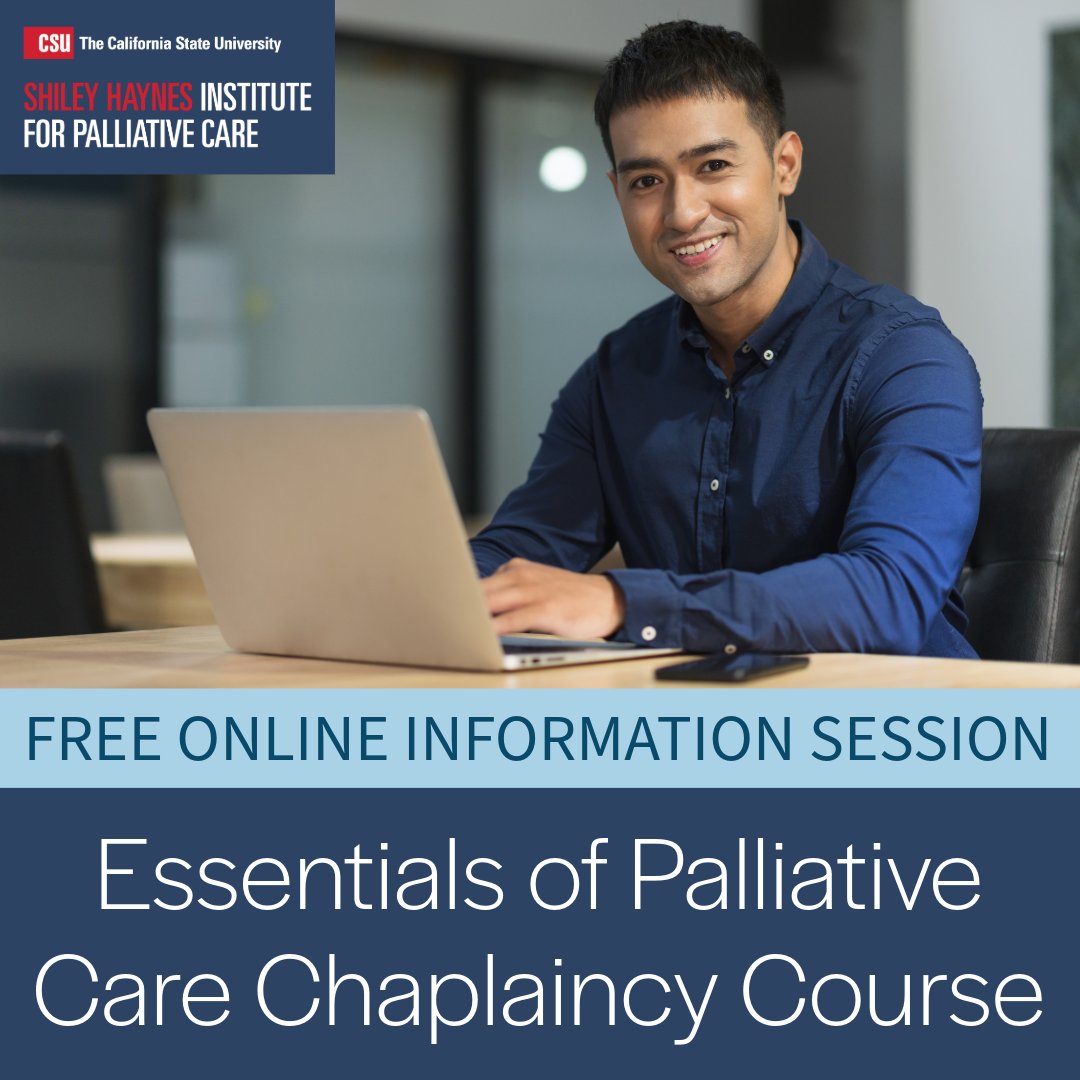 csupalliative's tweet image. 📣 Chaplains: Join our Essentials of Palliative Care Chaplaincy free online information session on Aug. 6 at 4:00 PM PDT.
Explore the course, meet the team, and ask your questions.
🔗 Sign up now! bit.ly/46MZQ6f
#PalliativeCare #Chaplaincy