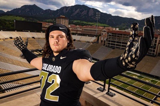 ScottProcter_'s tweet image. 𝑵𝑬𝑾𝑺: 2026 three-star OL Xavier Payne has committed to Colorado.
The 6-foot-7, 320-pound OT was a longtime Florida State commit.
He chose the Buffs over Syracuse and 30+ other offers.