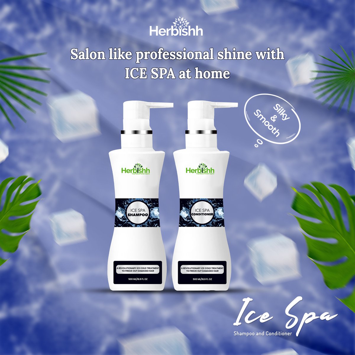 HERBISHHH's tweet image. ❄️ Freeze out damage and unlock smoother, healthier hair with the Herbishh Ice Spa Shampoo &amp;amp; Conditioner Set
Shop now for frizz-free, luscious locks at www.herbishh.com

#icespahaircare #hairgrowthshampoo #thinninghairsolution #peppermintoilshampoo #sulfatefreehaircare