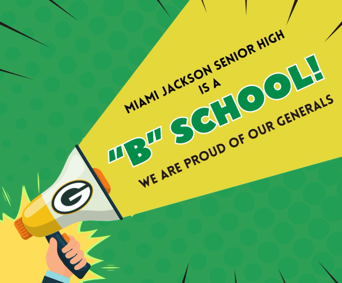 MJSeniorHigh's tweet image. We are extremely proud and excited to announce we are a “B” school! Congratulations to our school community 🔰💚💛 #YourBestChoiceMDCPS