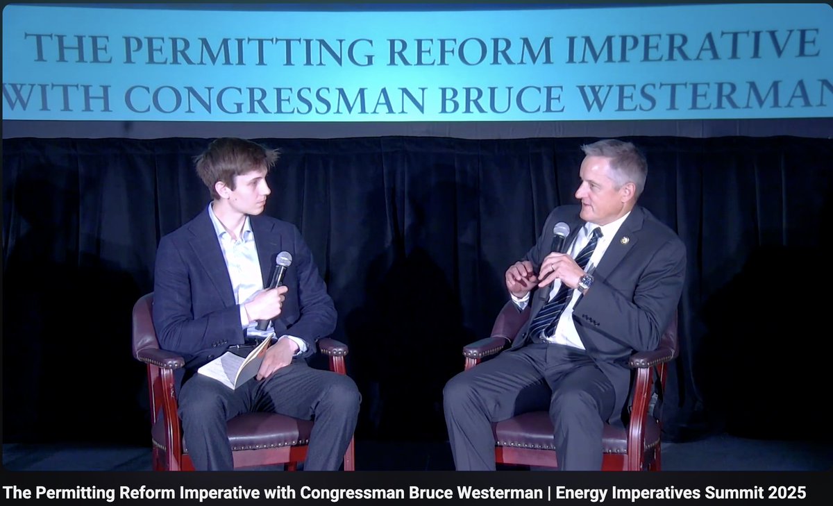 Thomas Hochman (@thomashochman) on Twitter photo Vid of <a href="/RepWesterman/">Rep. Bruce Westerman</a>, with yours truly interviewing, now live on YouTube!
All things permitting, with some tidbits about how the Congressman is thinking about upcoming negotiations. Vid of <a href="/RepWesterman/">Rep. Bruce Westerman</a>, with yours truly interviewing, now live on YouTube!
All things permitting, with some tidbits about how the Congressman is thinking about upcoming negotiations.