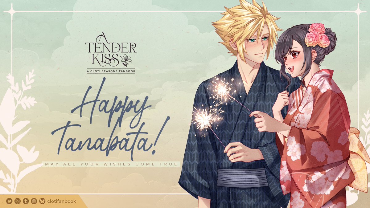 Happy Tanabata, and may all your wishes come true~ 🎋Thank you for the warm reception to the project 🫶🏻 #Cloti #クラティ 

✨Art by our wonderful promo artist <a href="/reishichi_/">reii🌻✨ check 📌 for Comms</a>