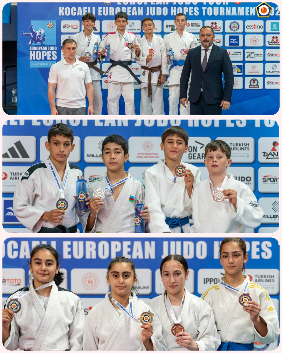 5-6 Temmuz Tarihlerinde Kocaeli'nde Yapılan Yıldızlar Avrupa Judo Kupasında 16 ülke ve 459 sporcu katılım sağladı.
Bu Müsabakada;
48 Kg da Fatıma Zehra Turan 🥈
52 Kg da İrem Bozkurt 7.

38 Kg da Yahya Gez 🥈
42 Kg da Davut Gez 🥇altın madalya kazanmışlardır.
🇹🇷🥋Sivas Judo 🥋🇹🇷