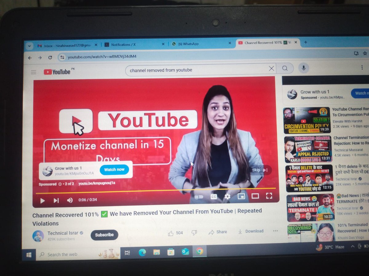 abdulRa34420403's tweet photo. Will there be any action against YouTube for this violation? Because YouTube earns income from here.And you get a salary from it. I apologize for the pain you all have felt after hearing the truth
@TeamYouTube 
@YouTubeInsider
@YouTubeCreators
@SusanWojcicki
@hitsman
@reneritchie https://t.co/wJcDPMl5Yf