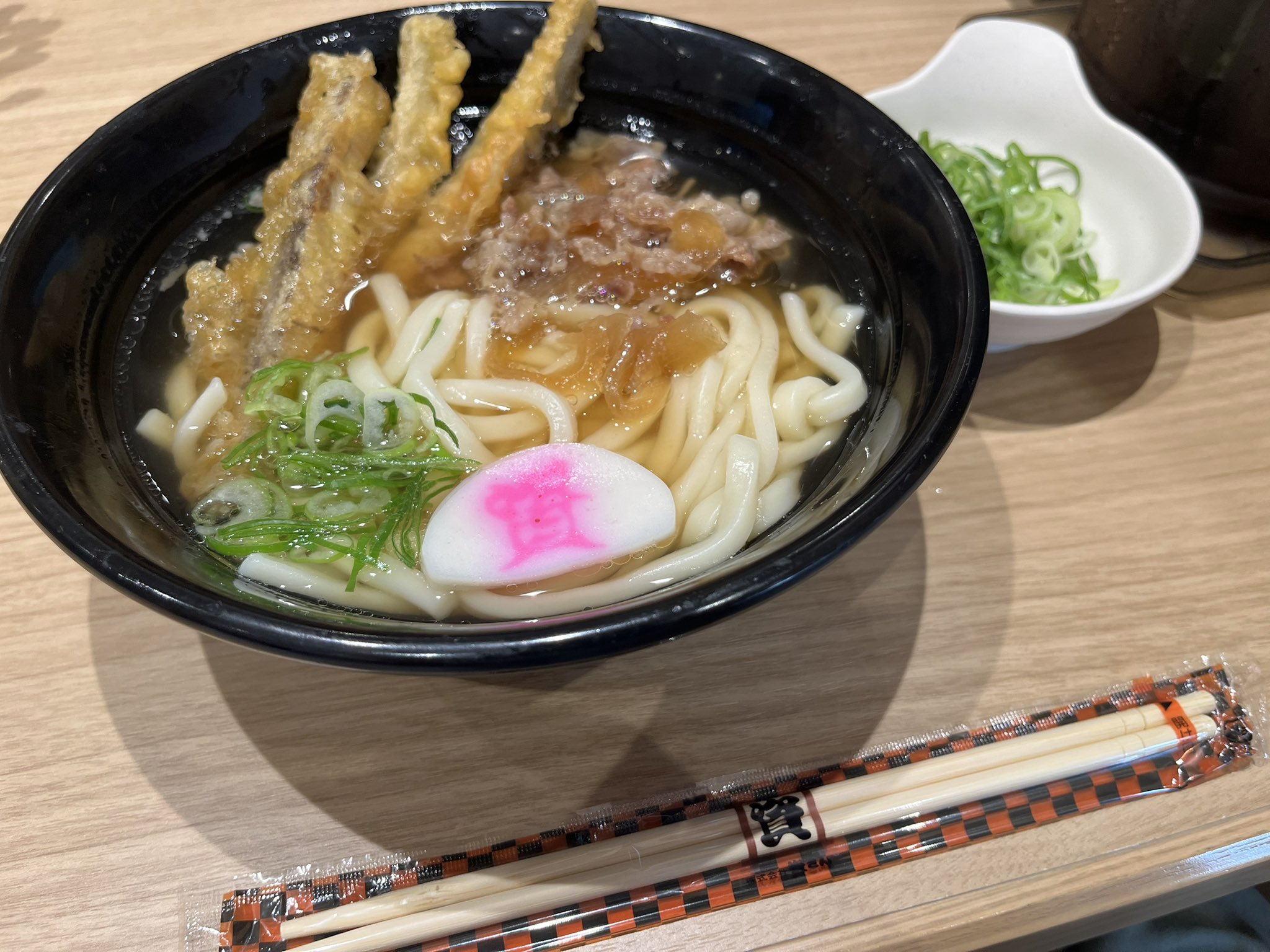 うどんページ໒꒱· ゜ いけこうどん | 2025.07.08. ⁡ 4月からスタートした スペイン