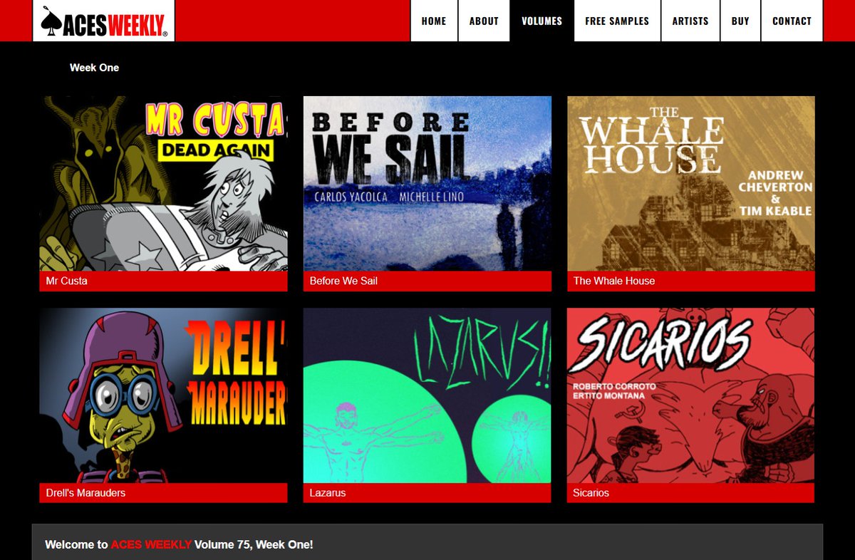 CarlosYacYacYac's tweet image. And so... WE BEGIN!

♦️ BEFORE WE SAIL - Chapter 1 of 7
♦️ Available NOW on @AcesWeekly Volume 75
♦️ The virtual weekly magazine commanded by @LFORLLOYD 

♠️ Made by @LinoMiichelle, @rayointhebottle, @El_Hollen, Nate Escobedo and me.