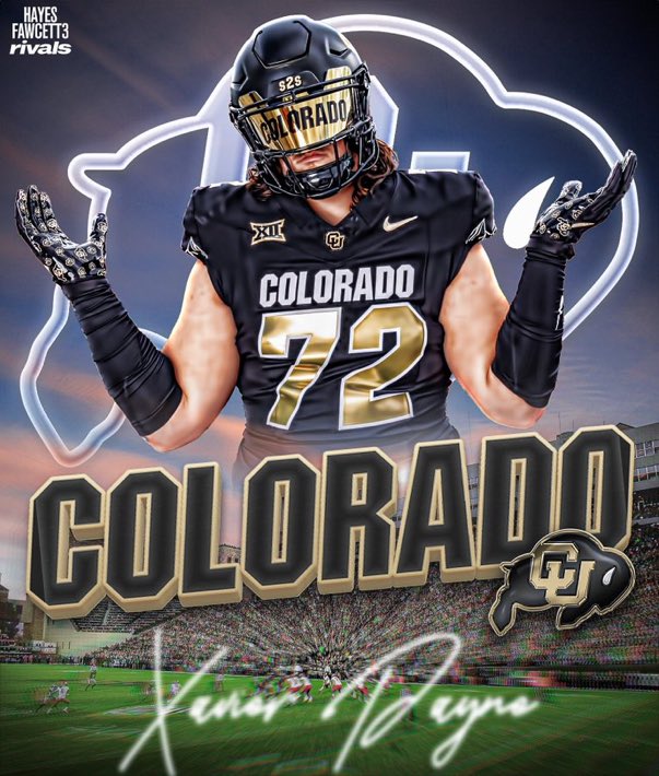 SkoBuffsGoBuffs's tweet image. Elite OT Xavier Payne has Committed to Colorado 🔥
📷 : @Hayesfawcett3