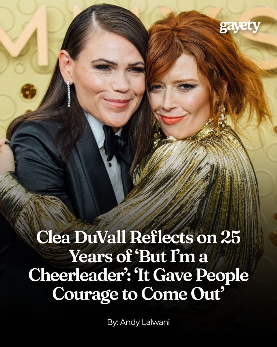 gayety's tweet image. It’s been 25 years since 'But I’m a Cheerleader' first exploded onto the indie film scene in a riot of bubblegum pink, camp aesthetics, and surprisingly raw emotional depth.
🔗: gayety.com/clea-duvall-re…