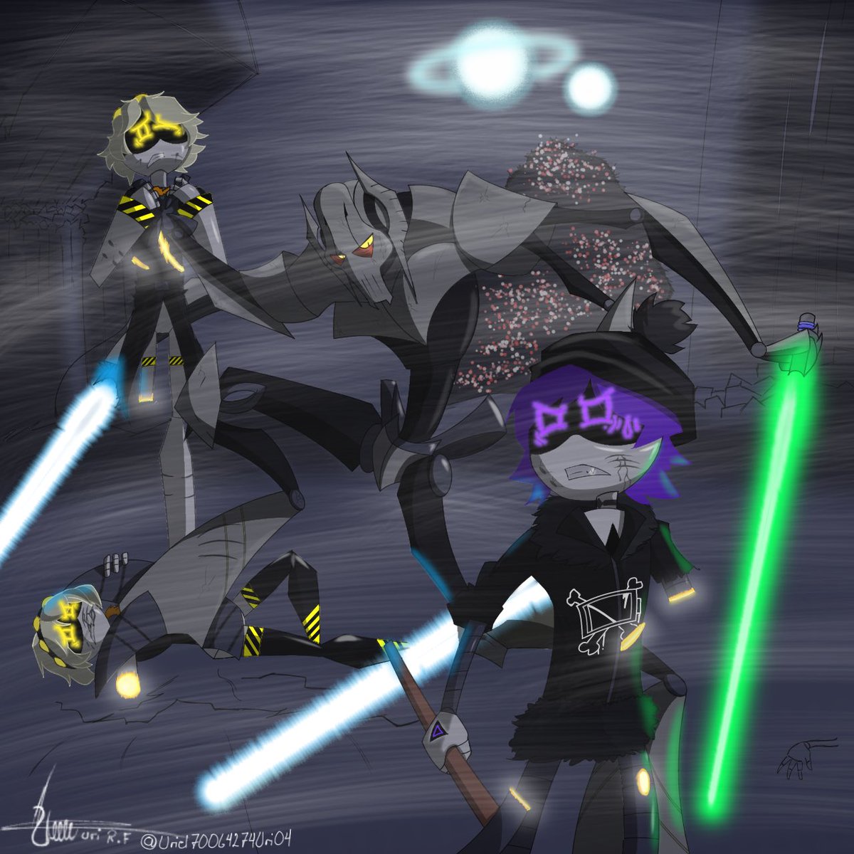 Uriel70064274's tweet image. #murdedrones #uzi #SerialDestinationN #SerialDesginationV va #StarWars ##generalgrievous