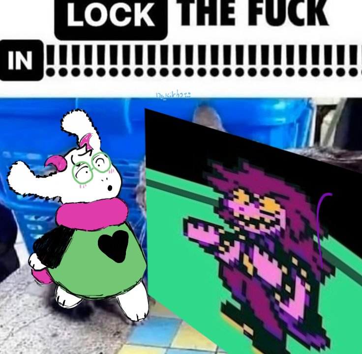 Silly thing i did #DELTARUNE #deltarunefanart