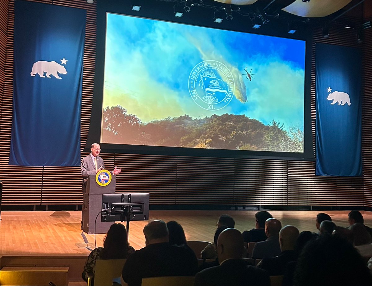 Today I joined <a href="/CAgovernor/">Governor Gavin Newsom</a> Newsom, <a href="/RepJudyChu/">Judy Chu</a> and other federal, state and local leaders to recognize the six-month anniversary of the devastating January Los Angeles wildfires, as well as the steps being taken to rebuild and reiterate the need for additional federal funding