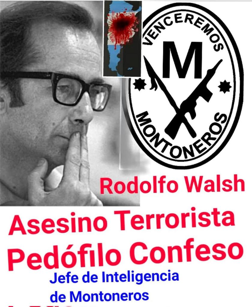 Santi López Belsué 🇦🇷🇪🇦🤙🏻🌍 (@slopezbelsue) on Twitter photo <a href="/aclarrabure/">Arturo C. Larrabure</a> Rodolfo Walsh, terrorista ideólogo de la Masacre en el Comedor de la Policía Federal, 2 de julio de 1976
Fue el atentado más sangriento de Montoneros: 23 muertos y 110 heridos <a href="/aclarrabure/">Arturo C. Larrabure</a> Rodolfo Walsh, terrorista ideólogo de la Masacre en el Comedor de la Policía Federal, 2 de julio de 1976
Fue el atentado más sangriento de Montoneros: 23 muertos y 110 heridos