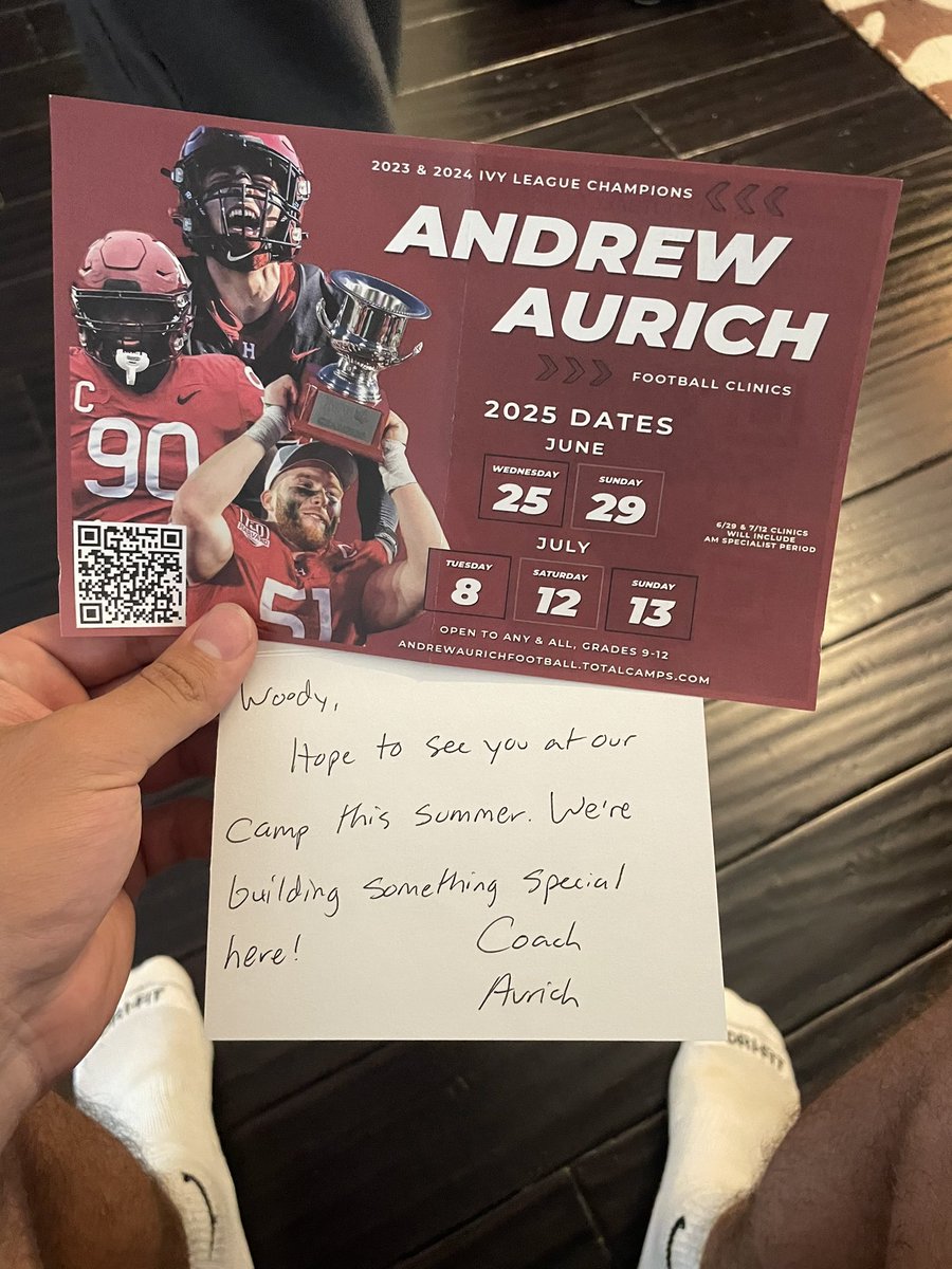 Woody Corey II 2028 QB (@woodycoreyqb) on Twitter photo Thank you <a href="/Coach_Aurich/">Andrew Aurich</a> <a href="/HarvardFootball/">Harvard Football</a> for reaching out to me and inviting me to campus. I really appreciate it! <a href="/xfactorQB/">Anthony Morelli: X-Factor QB Academy</a> <a href="/EzeObiora2/">Coach Eze Obiora 🇳🇬</a> <a href="/NoblesvilleFB/">Noblesville Football</a> Thank you <a href="/Coach_Aurich/">Andrew Aurich</a> <a href="/HarvardFootball/">Harvard Football</a> for reaching out to me and inviting me to campus. I really appreciate it! <a href="/xfactorQB/">Anthony Morelli: X-Factor QB Academy</a> <a href="/EzeObiora2/">Coach Eze Obiora 🇳🇬</a> <a href="/NoblesvilleFB/">Noblesville Football</a>