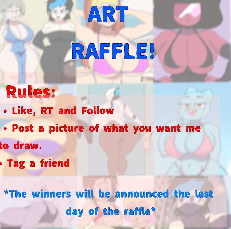 SPECIAL ART RAFFLE  (2025 edition)

After some time I finally decided to make a special raffle, this time there'll be 4 winners, if you want to win you must follow the rules.

The raffle ends July 16th 
(READ DOWN BELOW FOR MORE INFO)