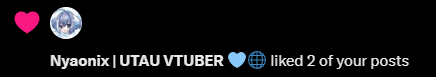 glorious king nyaonix just liked my tweets and i realised im not even following on here yet im STUPID!!!