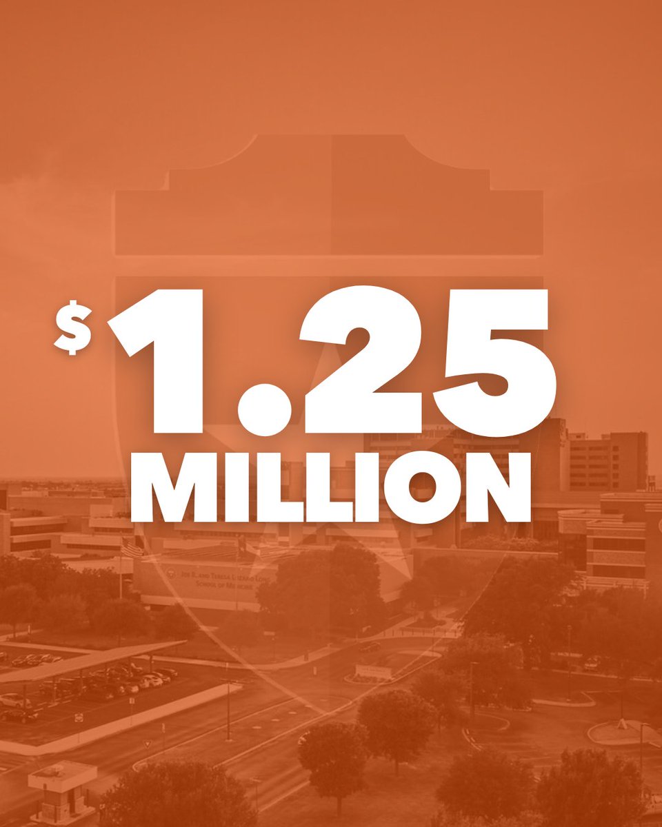 TheLongSOM's tweet image. The Max & Millie Tomerlin Voelcker Fund has awarded $1.25 million to UT Health San Antonio, empowering early‑career investigators doing groundbreaking biomedical work.
More: news.uthscsa.edu/max-and-millie…
