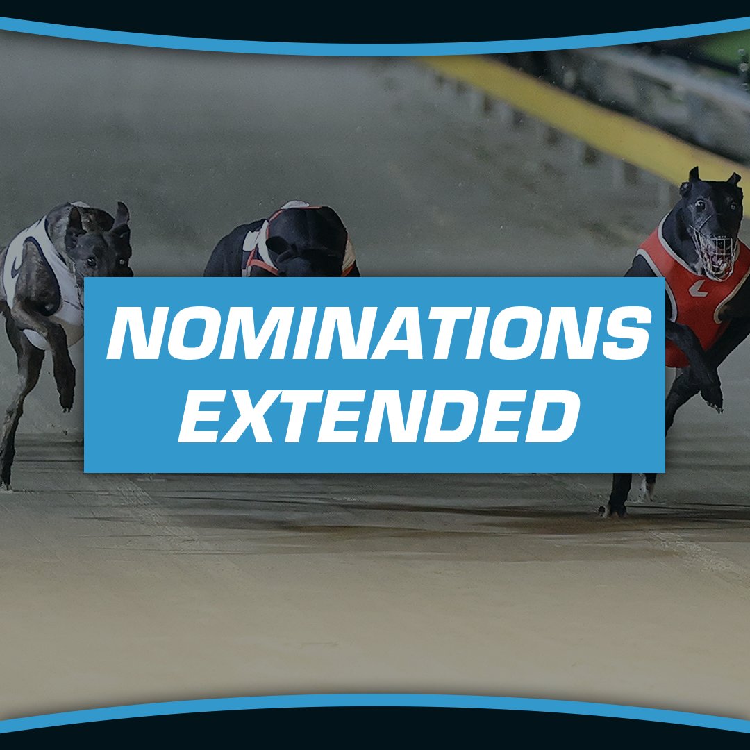⚠️ Nominations extended ⚠️

🔹 Dapto Thursday 10.7.25
🔹 Wagga Friday 11.7.25
🔹 Wentworth Park Saturday 12.7.25

👉 Click here to nominate: noms.ozchase.com.au/Login/Login 
#thedogs