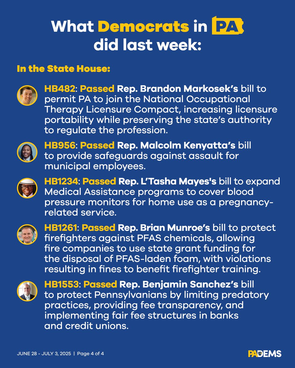PADemParty's tweet photo. Check out some of what Democrats in PA did last week 👀 https://t.co/rnwWVhRbpf