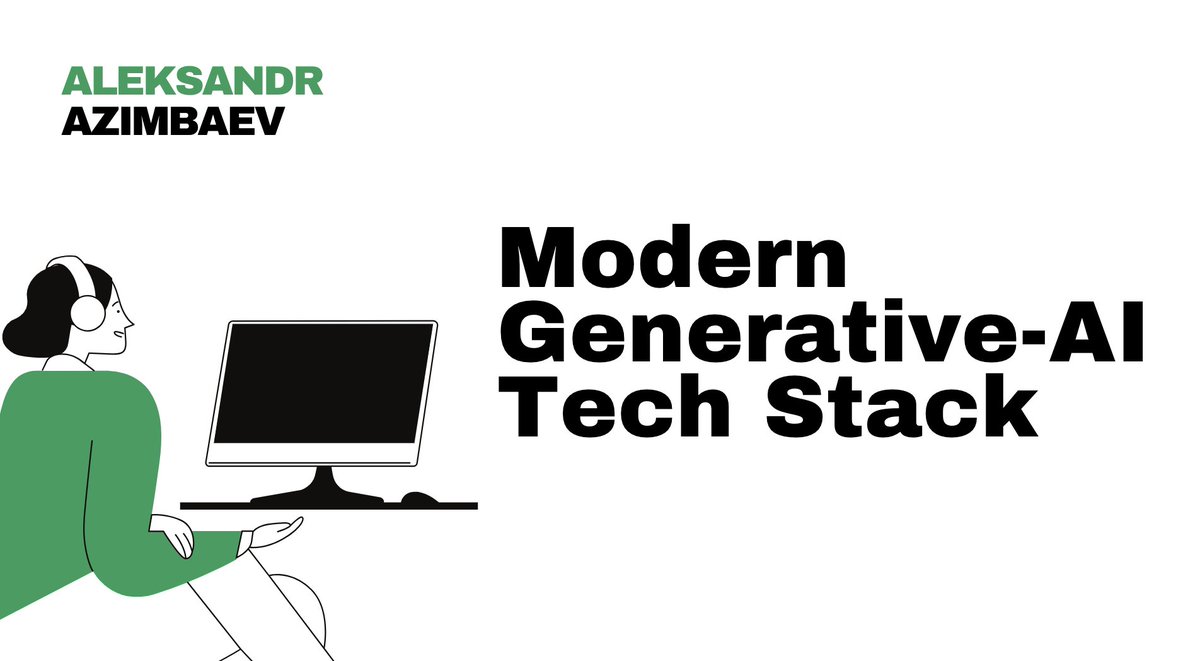 alex_azimbaev's tweet image. The Gen-AI stack in 2025 is deep, fast-moving, and easy to get wrong.  I broke down the full 9-layer stack — from safety filters to GPU backends — with practical tools, examples, and benchmarks.  

👉 Read it here: [medium.com/p/modern-gener……]